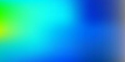 Light blue, green vector blur template.