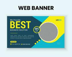 Vector Creative conceptual and professional web banner design template