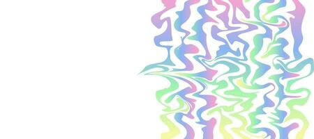 abstract vertical wave rainbow pattern web banner background vector