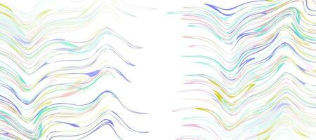 lines wave Abstract pattern colorful Wallpaper background vector