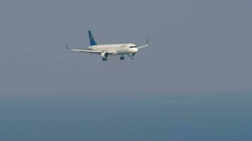 Air Astana landing at Phuket airport video