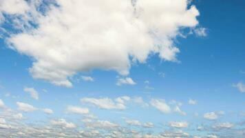 Cloudy sky movement above lake at tropicana video