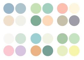 Abstract color palette guide vector