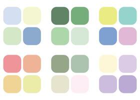 Abstract color palette guide vector