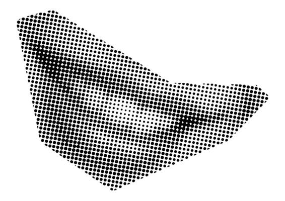 Mouth and lips, smile, tongue, dots Punk y2k black and white collage elements