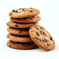 AI generated chocolate chip cookies real photo photorealistic