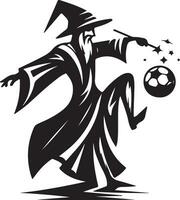 Soccer Wizard Cartoon vector