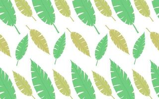 Vector pattern with tropical leaves on a white background. Pattern for textiles, decoration and design.