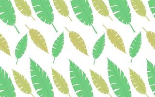 Vector pattern with tropical leaves on a white background. Pattern for textiles, decoration and design.