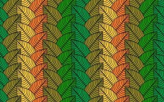 vector pattern consisting of colorful leaves. Leaf pattern. Pattern for fabric, textiles, design and decoration.