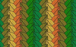 vector pattern consisting of colorful leaves. Leaf pattern. Pattern for fabric, textiles, design and decoration.