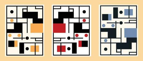 geométrico forma ilustración minimalista para póster bandera resumen geometría modelo obra de arte vector