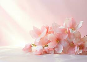 AI generated Elegant Flower Background photo