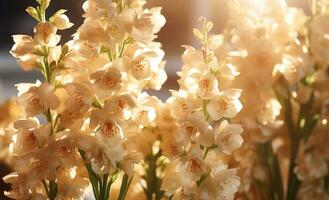 AI generated Elegant Flower Background photo
