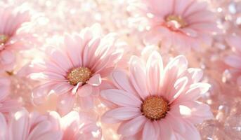 AI generated Elegant Flower Background photo