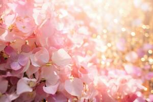 AI generated Elegant Flower Background photo
