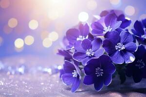 AI generated Elegant Flower Background photo