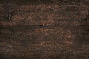 Wooden dark brown natural background. Wooden texture photo