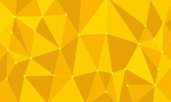 Bright background of yellow polygons with a contour. vector