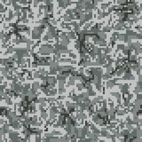 Digital pixel camouflage seamless pattern for your design. vector