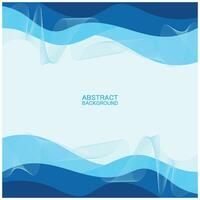 Abstract beach wave background design with blue vector combination, concept design for book cover, wallpaper, swimming pool, marine, lake