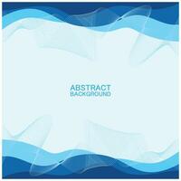 diseño de fondo de onda de playa abstracto con combinación de vector azul, diseño de concepto para portada de libro, papel tapiz, piscina, marina, lago