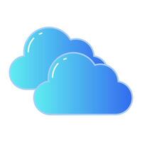 cloudy vector icon, weather icon