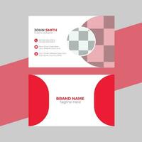 Modern and clean professional business card template vector