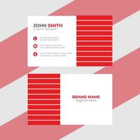 Professional corporate business card template vector