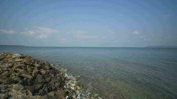 seascape with cloudy  location at south of Thailand video