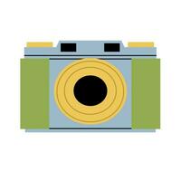 Flat Simple Illustration Of Camera vector