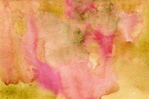 pink red-yellow watercolor background texture photo