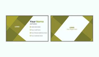 Business Card Template Collection Pro Vector. vector