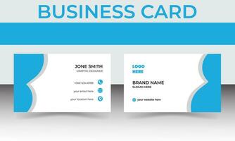 free modern vector professional business card design template