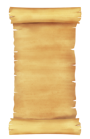 vertical old paper scroll png