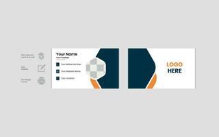 Modern Creative Vector Business Card Design Template