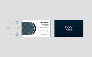 moderno creativo vector negocio tarjeta diseño modelo