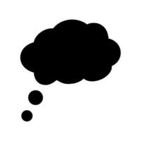 thought cloud icon vector