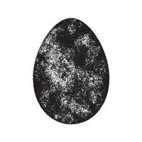 Grunge Egg Isolated vector