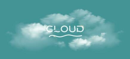 cloud abstract background banner illustration vector