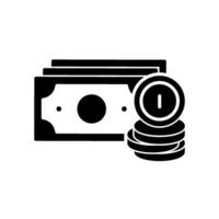 Money icon for financial and business vector