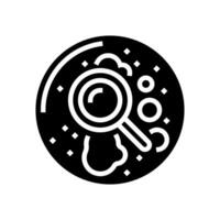 lunar exploration space exploration glyph icon vector illustration