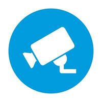 Security camera vector icon for graphic design, logo, web site, social media, mobile app, ui