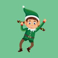 Christmas elf cartoon character,Christmas elf cartoon character vector