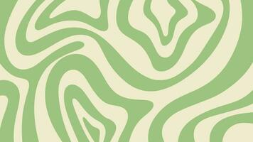 Green abstract wave pattern background vector