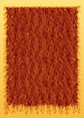 Fire Frame Cartoon