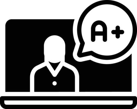 Solid icon for learned vector