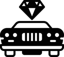 Solid icon for luxury vector