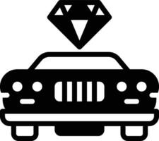 Solid icon for luxury vector