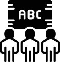 Solid icon for basics vector